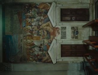 Procesja z ciałem św. Antonina, 1589 (freso)