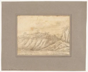 Widok z Solfatara di Pozzuoli, Neapol.