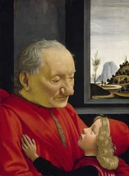 Starzec i jego wnuk, 1488