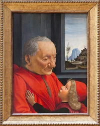 Stary człowiek i chłopiec, ok. 1490