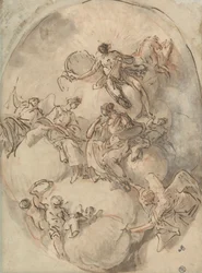 Studium do sufitu: Apollo i inne postacie