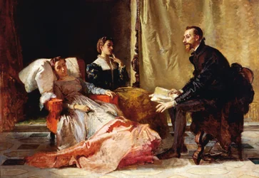 Torquato Tasso czyta Wyzwoloną Jerozolimę Eleonorze d