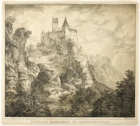 Zamek Kipfenberg w dolinie Altmühl