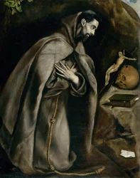 Modlitwa św. Franciszka, ok. 1596-1600.