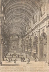 Dekoracja zamówiona przez kardynała de Retza w kościele San Luigi w Rzymie na F..., 1665.