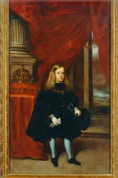 Carlos II jako młodzieniec, późniejszy król Hiszpanii
