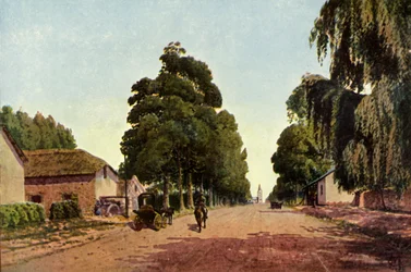 „Ulica Kościelna, Pretoria – Podejście do miasta”, 1901.
