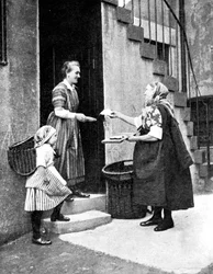 Sprzedawca ryb, Szkocja, 1936