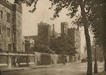 Pałac Lambeth, rezydencja arcybiskupów Canterbury na siedem wieków, c1935.