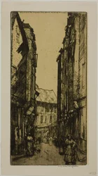 Rue des Halles, Vannes, Bretania