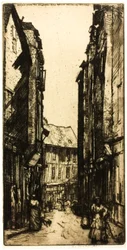 Rue des Halles, Vannes, Bretania