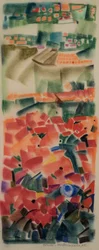 Maki, 2005 (pastel na aksamicie)