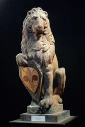 Lew heraldyczny, 1420 (marmur)