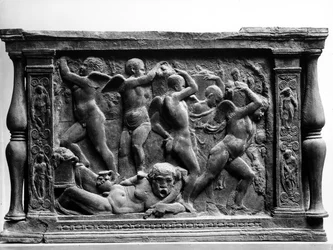 Bacchanal Putti, panel z podstawy „Judith and Holofernes” Sala dei Gigli