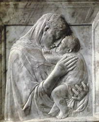 Madonna Pazzi (Dziewica z Dzieciątkiem), ok. 1417-18 (marmur)