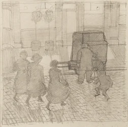 Szlifierz organów, ok. 1914