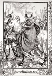 „Królowa Morgan le Fay”, 1905.