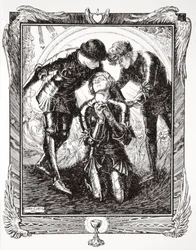 „Wtedy udali się do Sir Galahada”, 1905.