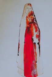 Jaskrawoczerwona Madonna