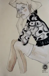 Elegancka ilustracja modowa