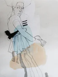 Elegancki szkic modowy