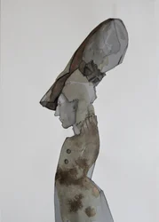 Elegancki profil sylwetki