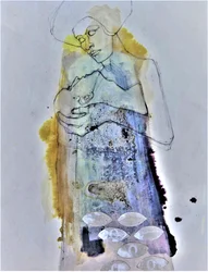 Delikatny portret matki z dzieckiem