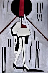 Geometryczna moda damska
