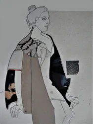 Stylizowany portret kobiety