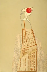 Profil papieru w stylu vintage