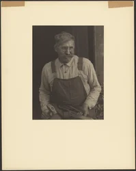 [James Duff, A Fiddler, Hazard, Kentucky, Holding Tools].