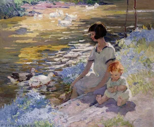 Forget-Me-Nots (olej na płótnie)