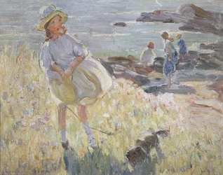 Na klifach (olej na płótnie)