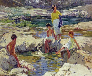 The Rockpool (olej na płótnie)