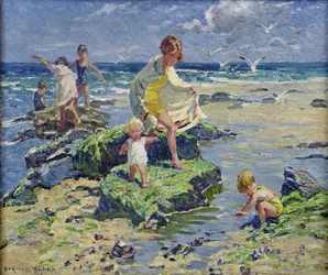 Water Babies (olej na płótnie)
