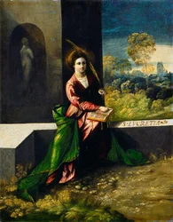 Święta Lukrecja, ok. 1520 (olej na płycie)
