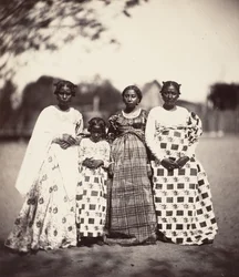 Kobiety z Betsimisaraki, Madagaskar, 1863.