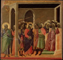 Jezus pogardzał. Ołtarz Maesta (tempera i złoto na drewnie)
