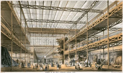 Wielka Wystawa, Crystal Palace, Hyde Park, Londyn, 1851