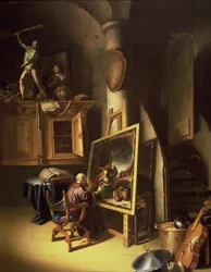 Artysta w pracowni, 1635 (panel)