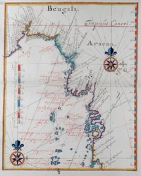 Indie: Mapy Holenderskich Indii Wschodnich. „Bengala”.
