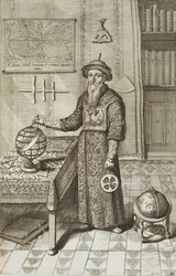 Johann Adam Schall von Bell (1591-1666) z Chin Ilustrowany przez Athanasius Kircher (1601-80) 1667