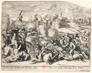 Zwycięstwo garnizonu Enniskillen nad Irlandczykami w 1689 r., c.1691