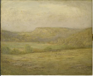 Wzgórza Nowej Anglii, 1901 (olej na płycie)