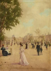Ogrody Tuileries, po 1883 r.