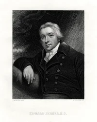 Edward Jenner, angielski wiejski lekarz, XIX wiek.