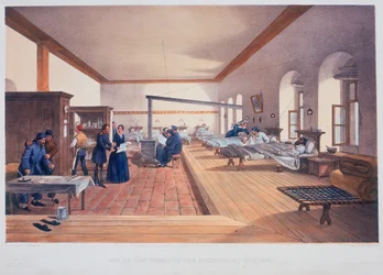 Oddział szpitalny, Scutari, Turcja, 1856 r.