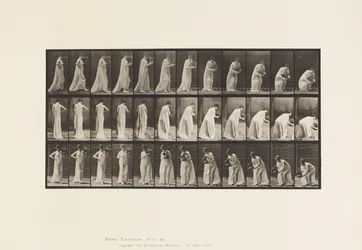 Talerz 205. Noszenie i pochylanie się z wazą, 1885