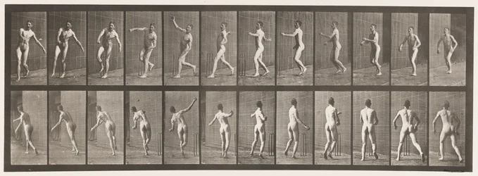 Płyta 290.Cricket; Kręgle na ramię, 1885