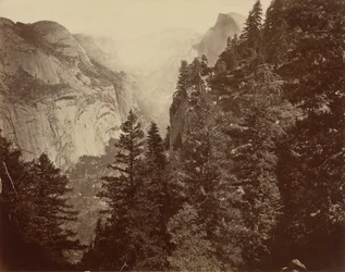 Kanion Tenaya z Union Point, Dolina Yosemite, 1872 (zdjęcie)